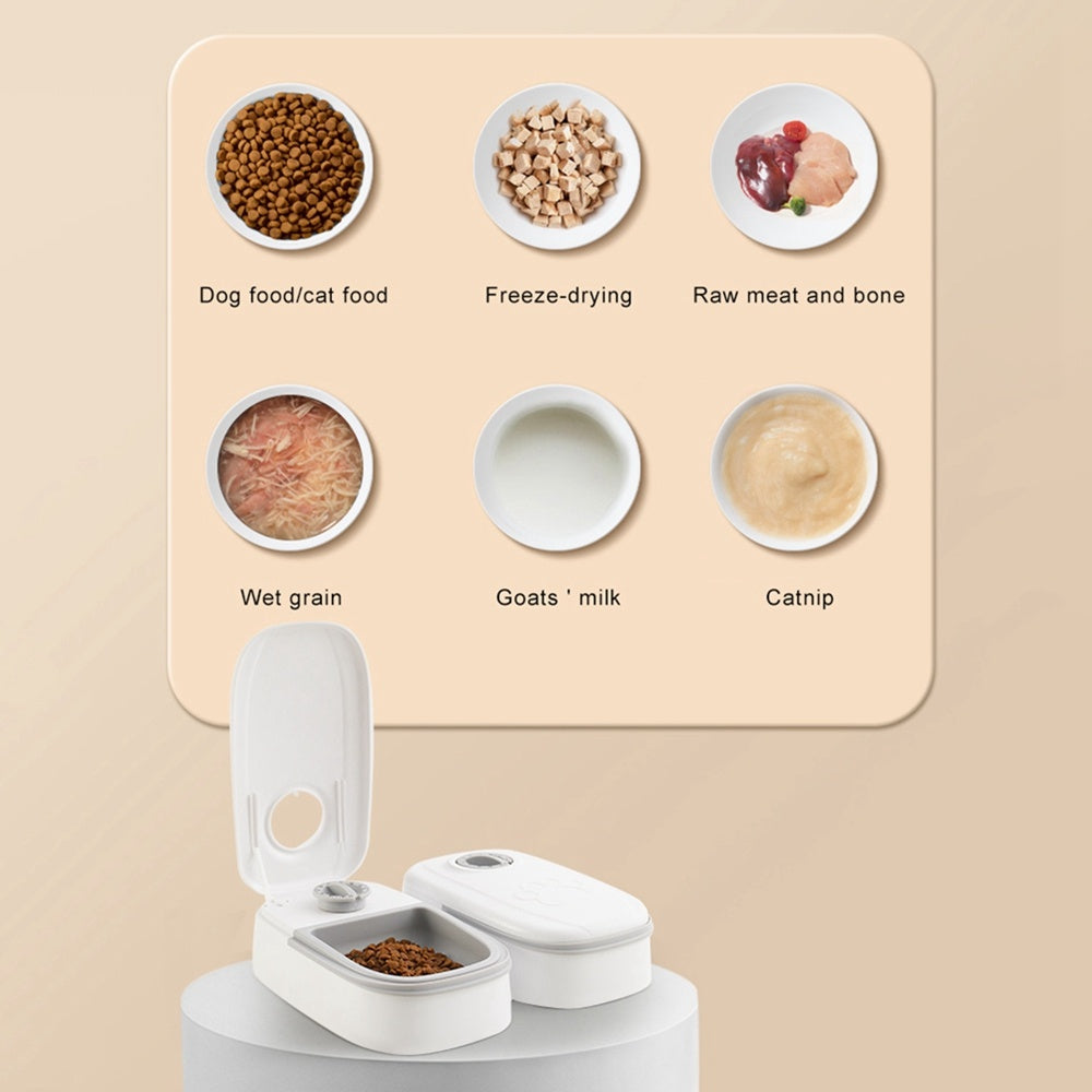 Automatic Pet Feeder with Timer – Smart Dog Cat Dispenser