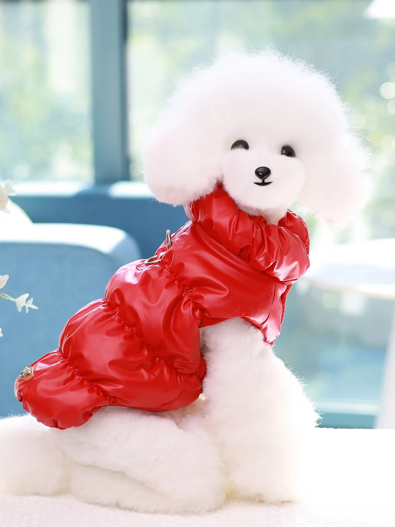 3-Layer Warm Dog Jacket for Autumn & Winter – Cozy Pet Coat for Small to Medium Dogs (Poodle, Teddy, Yorkie)