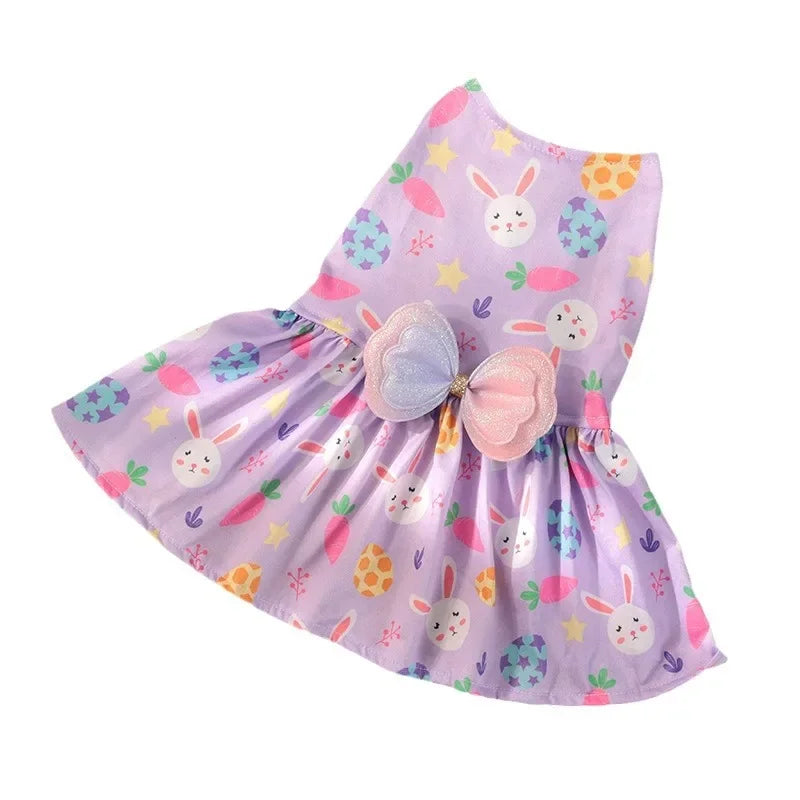 Easter & Summer Dog Dress – Cute Outfit for Small Dogs
